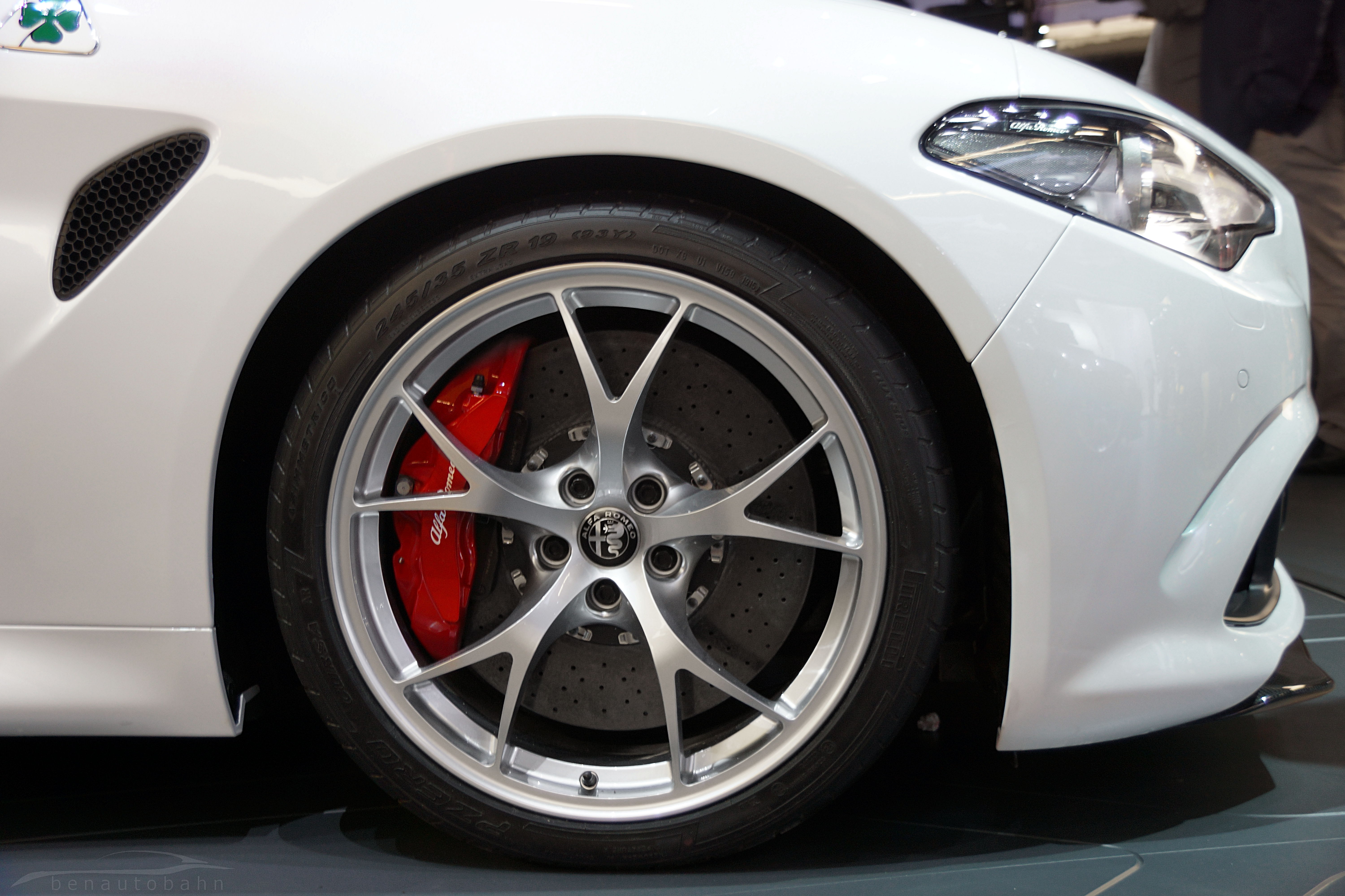 Just one of the many wheel choices. And boy does it have huge brakes.